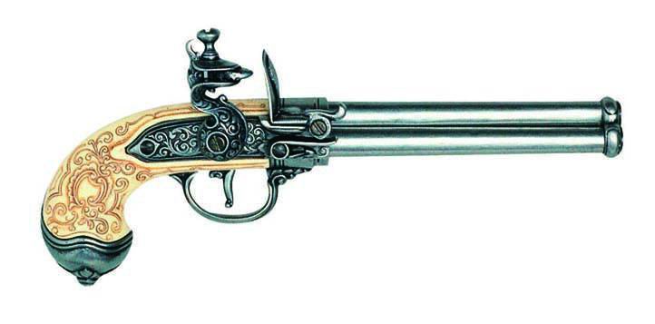 foto Pistole trojhlav�ov� s k�es. z�mkem